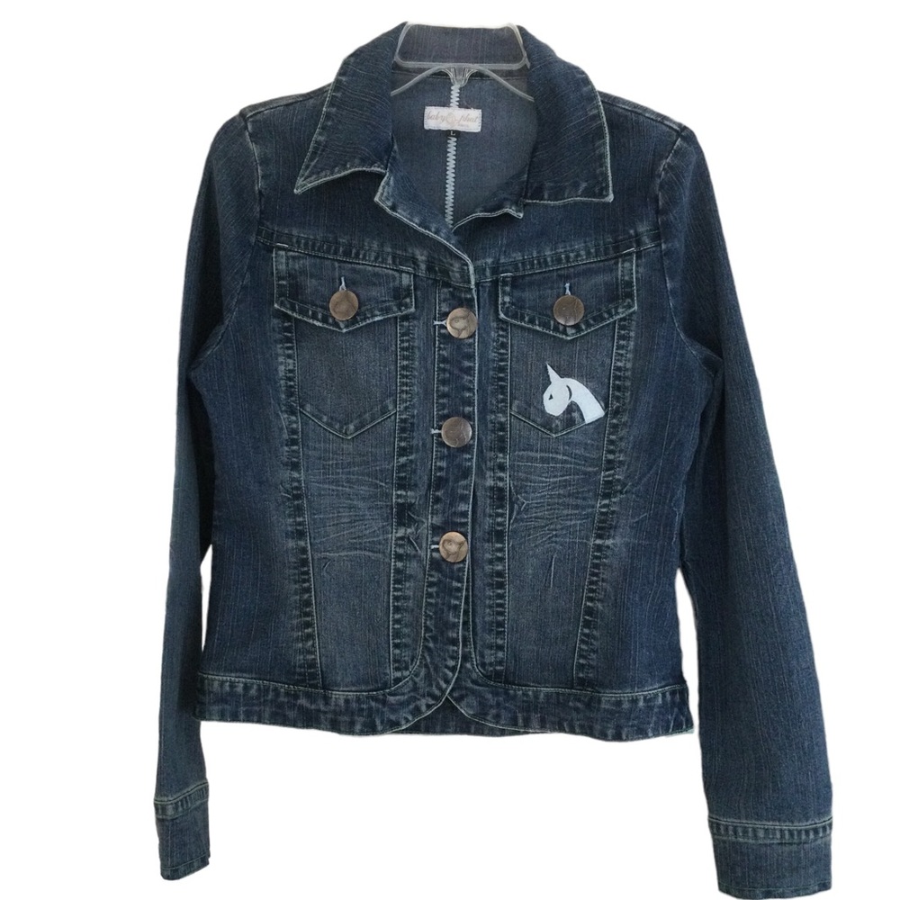 Baby Phat Girls Denim Jacket Size Large